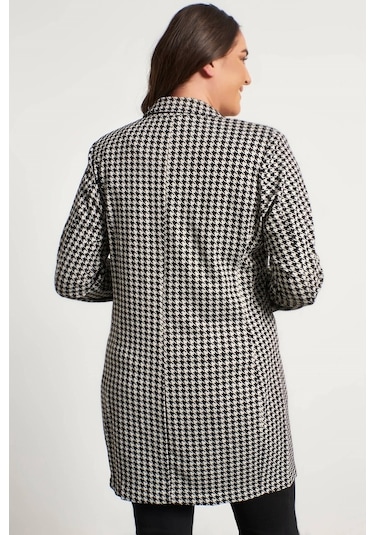 Astarsız Örme Uzun Ceket (532244936)