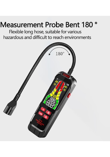 Hallow elde Taşınabilir Yanıcı Gazlar Kaçak Dedektörü Doğal E24898-3