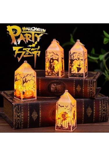 Cadılar Bayramı Balkabağı Fener Cadı Beyaz Diğer