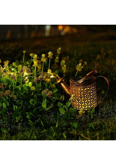 Güneş Açık Hava Dekoratif Işık, Sulama Kutuları Işıklarla 36 Led Işıklı Güneş Şelale Işıkları A