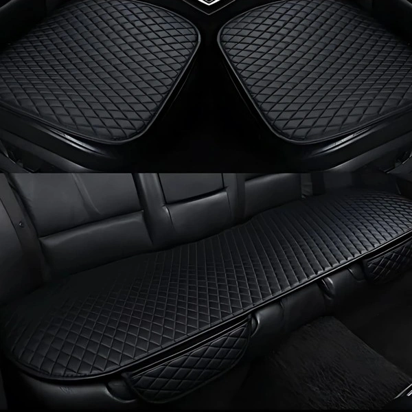 Tofaş Uyumlu Deri Kapitone Koltuk Minderi Koruma Kılıfı 3 Lü Set