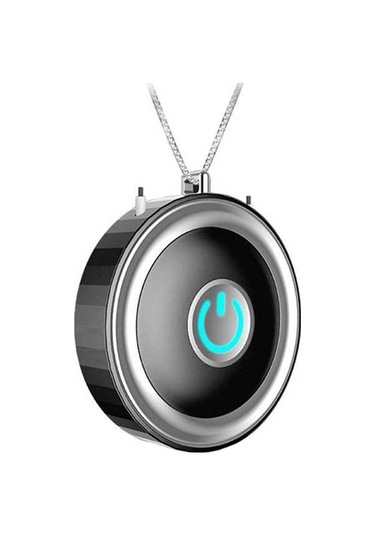 Createtech Taşınabilir Sessiz Negatif İyon Jeneratörü, Hava Temizleyici Boyunluk, Giyilebilir Duman Giderici, Zu Model Renkli