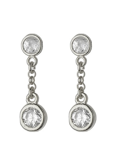 Kadın Deco Midi Küpe Rodyum