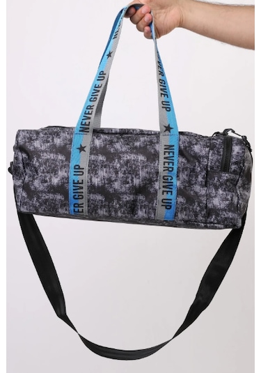 Yıldız Baskılı Spor Çanta, Yan Cepli , Çocuk Spor Çanta Siyah