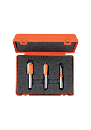 Cmt 3 Parça Yuvarlak Uçlu Oyma Bıçağı Seti S 12.7 Mm