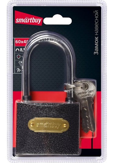 Smartbuy Sürgülü Kilit, Gövde 60 48 Mm, Uzatılmış Kanca D8.5 Mm 221865550