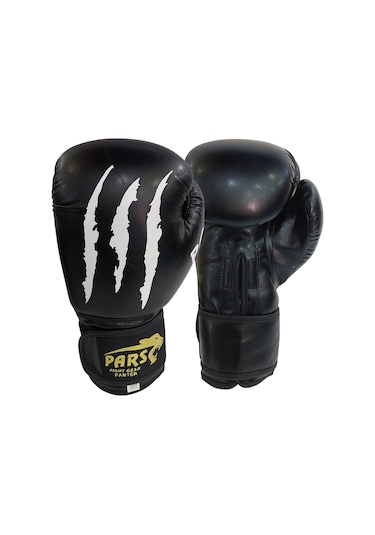 Pars Panter Boks Kick Boks Muay Thai Eldiveni Siyah