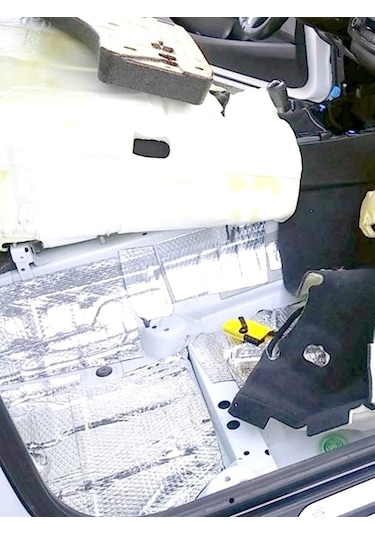 Araç Oto Ses Isı Yalıtım Bandı 5cmx5metre Folyolu Kauçuk Bant