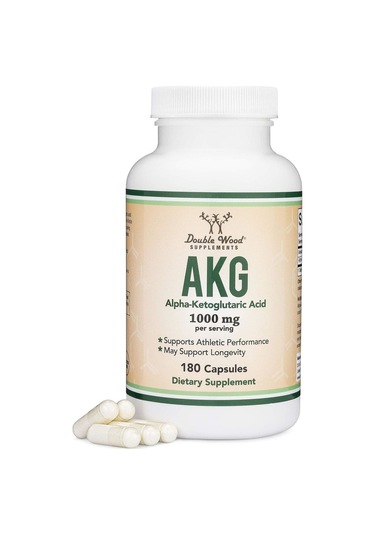 Double Wood Akg Alpha Ketoglutaric Acid - 1000 Mg 180 Kapsül- İthal