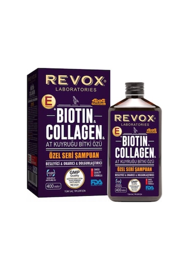 Revox Biotin Collagen At Kuyruğu Bitki Özlü Şampuan 360 ML
