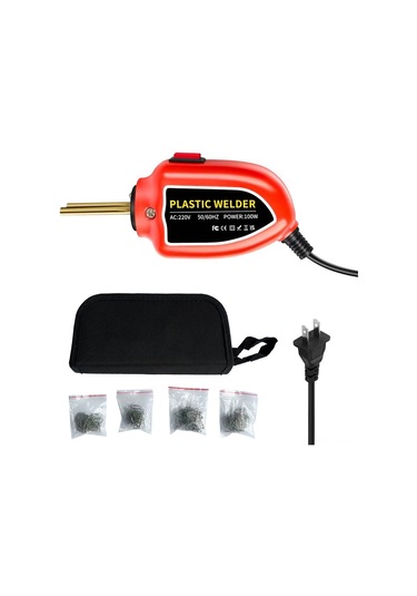 Konesam 100w Yüksek Güçlü Plastik Kaynak Makinesi, Otomobil Parçaları Ve Kayak Tamir Seti, 200 Adet Çivi Dahil