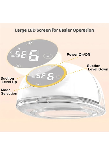 Giyilebilir Göğüs Pompası Eller Serbest Elektrikli Göğüs Pompası