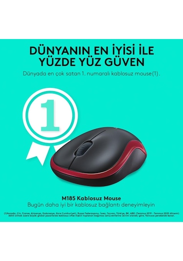 Logitech M185 910-002237 Kablosuz Mouse