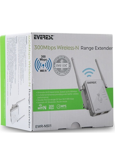 Everest EWR-N501 300 Mbps 2.4 Ghz Router Menzil Genişletici