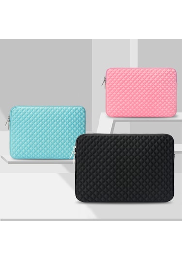 Cbtx Desenli Dokulu 14.6" Dizüstü Bilgisayar Laptop Taşıma Çantası Pembe