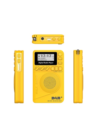 Cep Dab Dijital Radyo Mini Dab+ Dijital Radyo Mp3 Çalar Fm Radyo Lcd Ekran