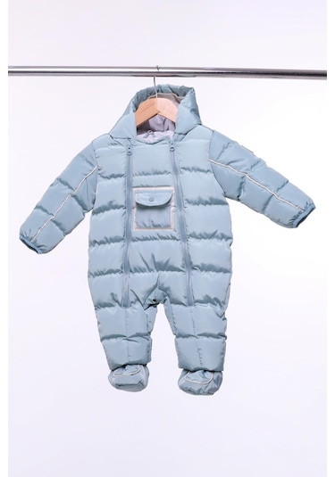 Benitto Kids Kız Bebek Astronot Tulum-yeşil Yeşil