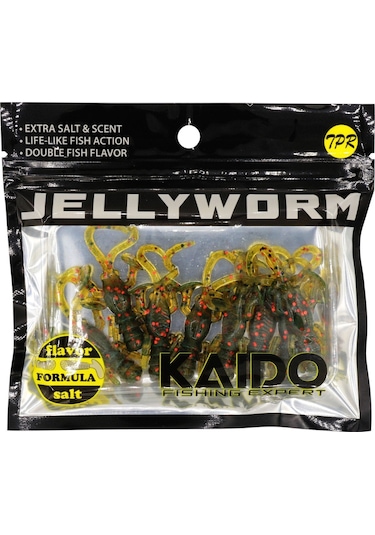 Kaido Jellyworm Vrak Jw50 Lrf Silikon D050