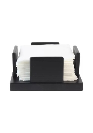 Masterskaa S Wood Siyah Ahşap Peçetelik 233050401 Siyah