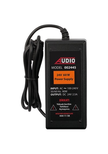 Audıo 002445 Bus Plus Video Yükseltici Bus Plus 24v 60 Watt Power Supply
