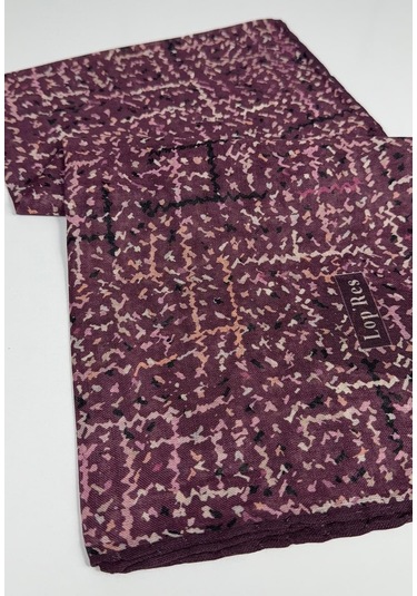 Lop Soft Pamuk Eşarp-06305 Mürdüm
