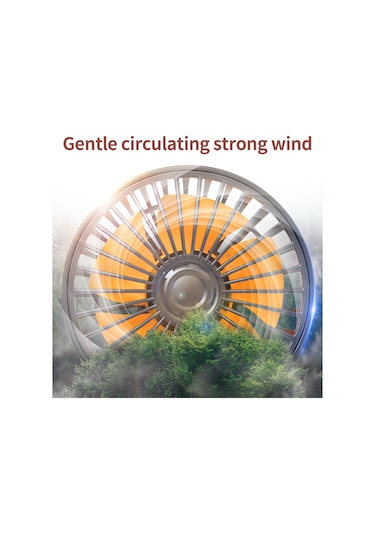 Hallow K22834-24V 3 Kafalı Taşınabilir Araç Vantilatörü Soğutma Fanı 2 Siyah