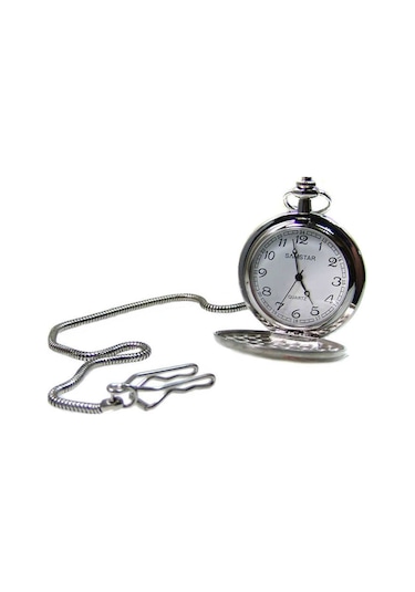 Çılgıntrend  İsim Yazılabilir 47 MM Retro Köstekli Cep Saati