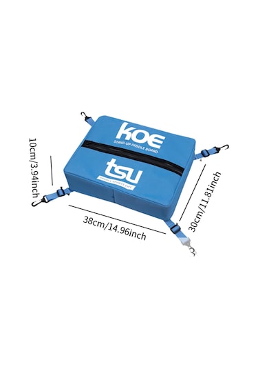Suntek Kürek Tahtası Soğutucu Çanta Dekor Dış Mekan Mavi Mavi