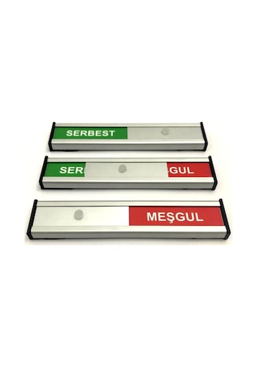 Serbest-Meşgul Toplantı Odası Tabelası Kapı Levhası