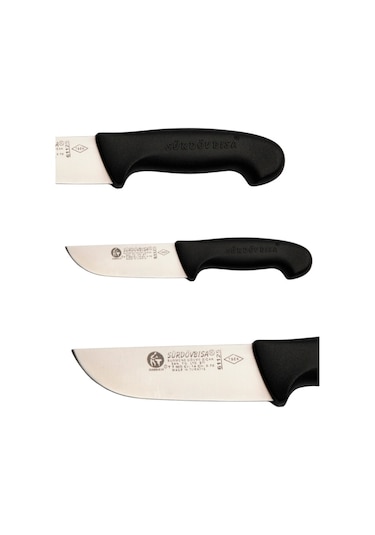 Sürdövbisa F61125 Pilastik Pimsiz Sap Kasap Bıçağı Deri Yüzme Çok Renkli