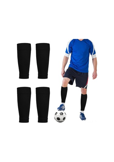 Xindoker Futbol, Beysbol, Basketbol İçin Profesyonel Kompresyon Bacak Kolluğu 2 Çift Turuncu - Spor Performansı Ve Koruma Turuncu