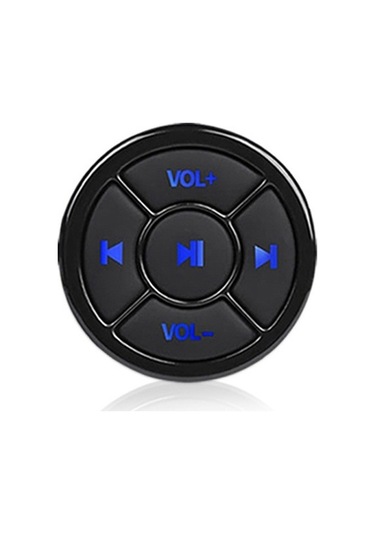 Sones Araba Cep Telefonu Uzaktan Kumanda Bluetooth Kablosuz Multimedya Düğmesi Uzaktan Kumanda Müzik Çalma Selfie, Renk: Siyah