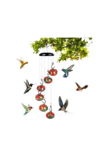 Pazly İlham Veren Rüzgar Çanları Sinek Kuşu Besleyicisi, Pencere Ve Bahçe Dekoru