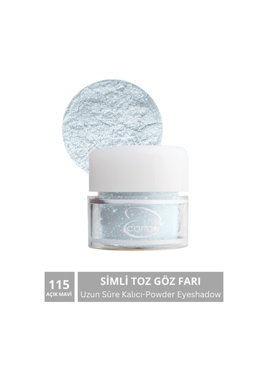 Carla Toz Göz Farı Açık Mavi Powder Eyeshadow Light Blue 115