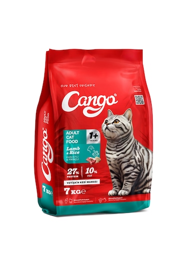 Cango Yetişkin Kedi Maması Kuzu Etli 7kg