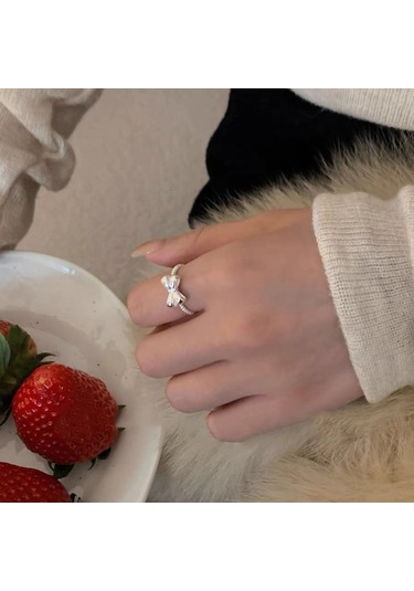 Kadınlar İçin Özel Olarak Tasarlanmış Benzersiz Düz Bantlı Yüzük No.19 Çok Renkli