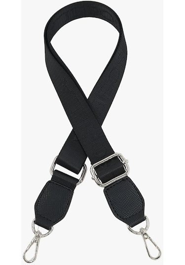 Sosela 99-90004 Siyah 4 Cm Kolon Nikel Askı Çanta Aksesuarı - Siyah