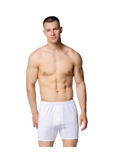 12 Li Paket Cihan Yıldız Erkek Paçalı Arjantin Külot Beyaz Beyaz