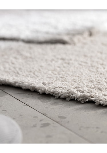 Madame Coco Farges 2'li Pamuklu Banyo Paspası - Taş 8684427185193 Taş