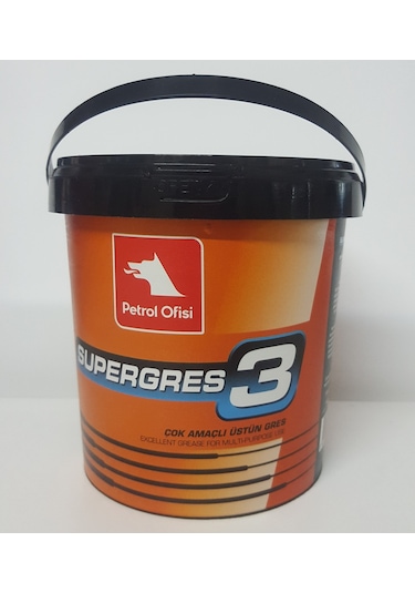 Petrol Ofisi Süper Gres 3 Sarı Rulman Gresi 900 G