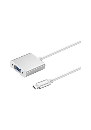 Usb Type-C To Vga Çevirici Dönüştürücü Kablo Type-C Apple Uyumlu MacBook