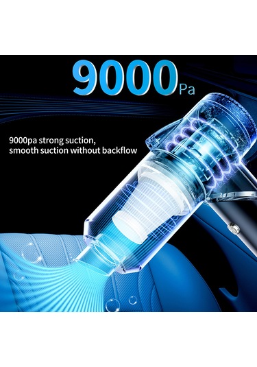 Xiyyadms Kablosuz Araç Ve Ev İçi Katlanabilir Mini Güçlü El Süpürgesi 4000mah Pil Dahil, Yeşil