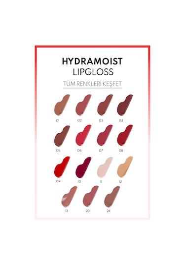 Note Cosmetique Hydramoist Lipgloss Nemlendirici Dudak Parlatıcısı - 09 Heartbreaker - Kırmızı