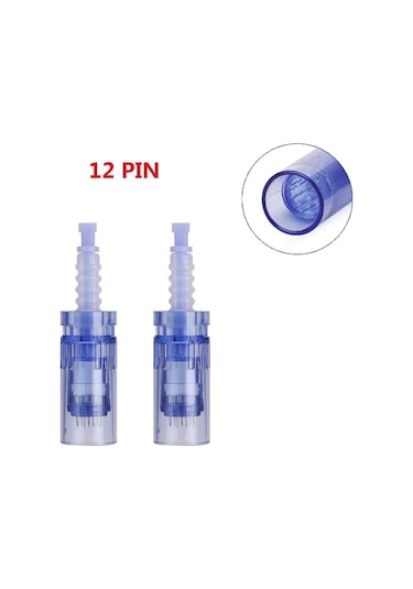 Dermapen İğnesi 12 Pin Dr.Pen Mavi 10 Adet