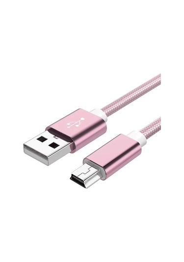 Nnbılı Mini Usb Kablosu - Mp3/mp4/gps/dijital Kamera/hdd/araba Dvr Şarj Ve Veri Aktarım Kablosumavi1m