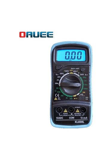 Agoodshop Siyah El Lcd Dijital Multimetre Elektrik Ölçer Test Cihazı Otomotiv Elektronik Kristal