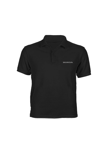 HONDA COLLECTION SİYAH POLO T-SHIRT HONDA LOGOLU