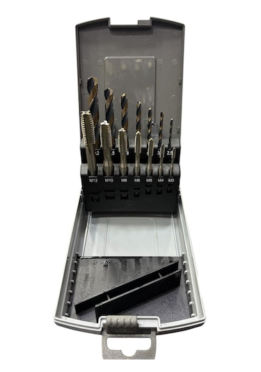 Maier 14 Parça Matkap Uçlu Düz Kılavuz Takımı