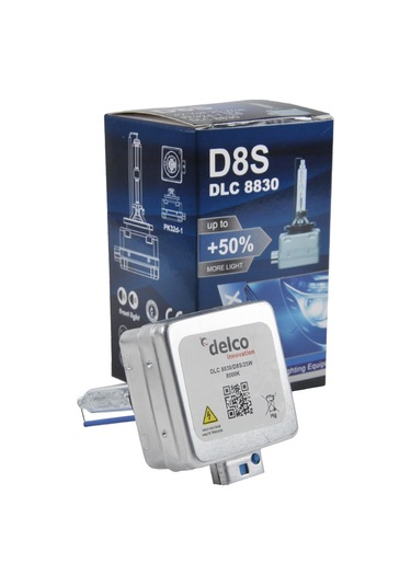Delco D8s 8000k %50 Fazla Işık Buz Mavisi Oem Xenon Far Ampulü