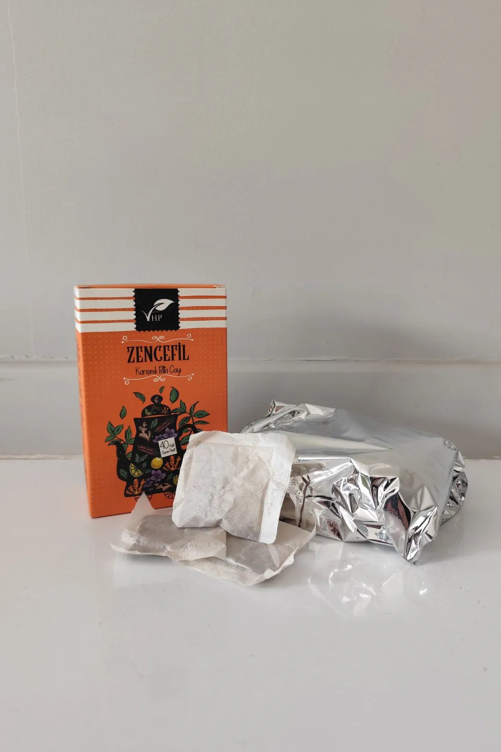 Vhp Zencefilli Karışık 40'lı Süzen Poşet Çay